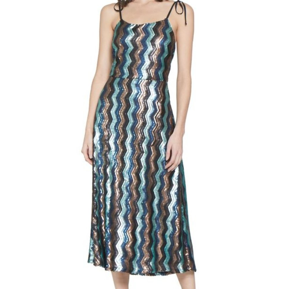 NEW/Walter Baker Isadora Midi A-Line Dress
